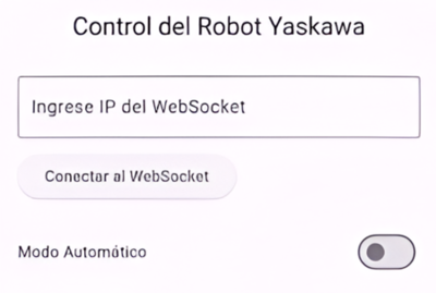 Interfaz de Control: Configurar IP