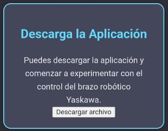 Caja de Descarga de la Aplicación